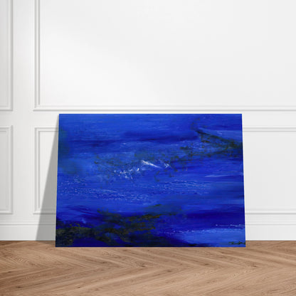 25 10 2002 2002 - Zao Wou-Ki Brushed Aluminum Print - 70x100 cm / 28x40 inches | Zao Wou-Ki Aluminum Print | Zao Wou-Ki Prints