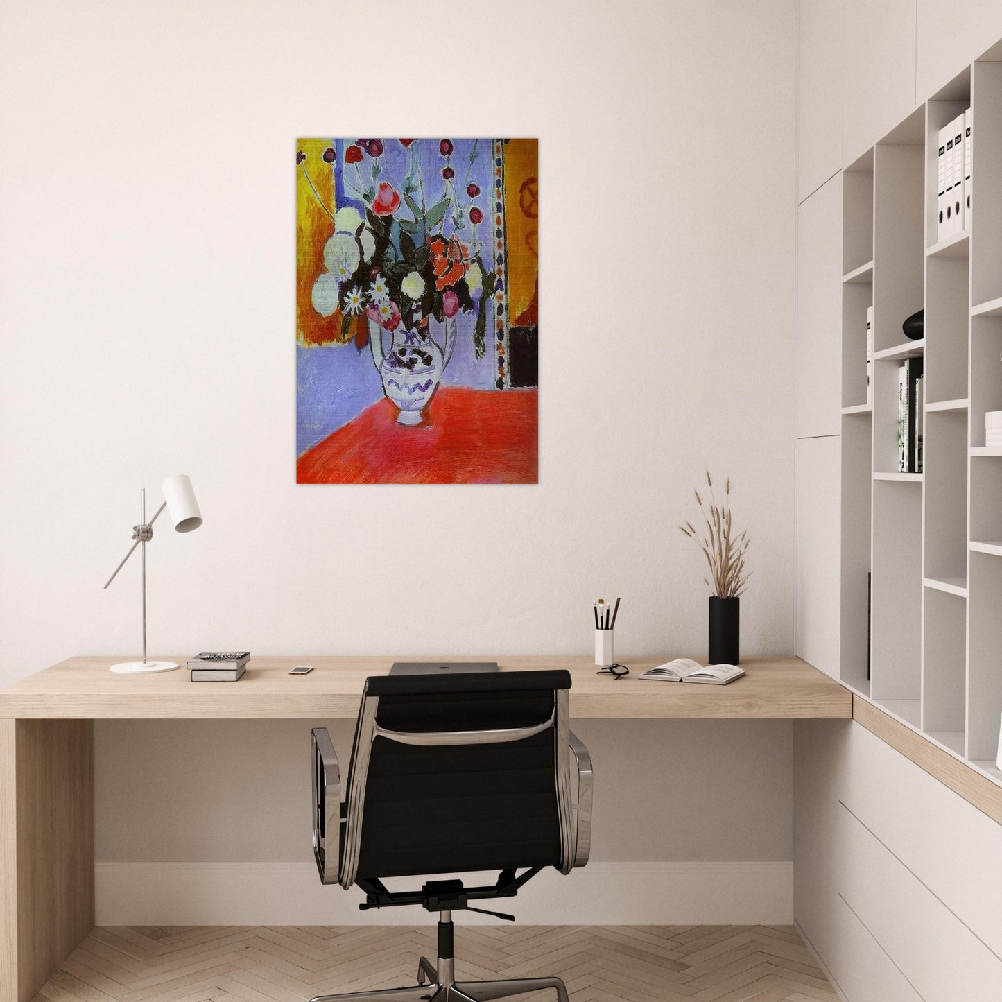 A BUNCH OF FLOWERS 1907 - Henri Matisse Brushed Aluminum Print - 70x100 cm / 28x40 inches | Henri Matisse Aluminum Print | Henri Matisse Prints