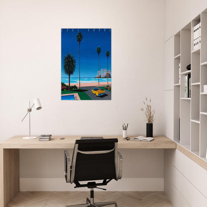 Bronze - East Shore - Hiroshi Nagai Brushed Aluminum Print - 70x100 cm / 28x40 inches | Hiroshi Nagai Aluminum Print | Hiroshi Nagai Prints