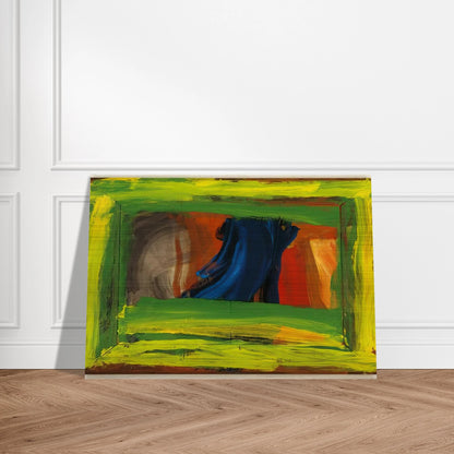 Night and Day - 1999 - Howard Hodgkin Brushed Aluminum Print - 70x100 cm / 28x40 inches | Howard Hodgkin Aluminum Print | Howard Hodgkin Prints