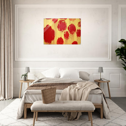 Untitled  Peonias series  - Cy Twombly Acrylic Print - 70x100 cm / 28x40″ inches