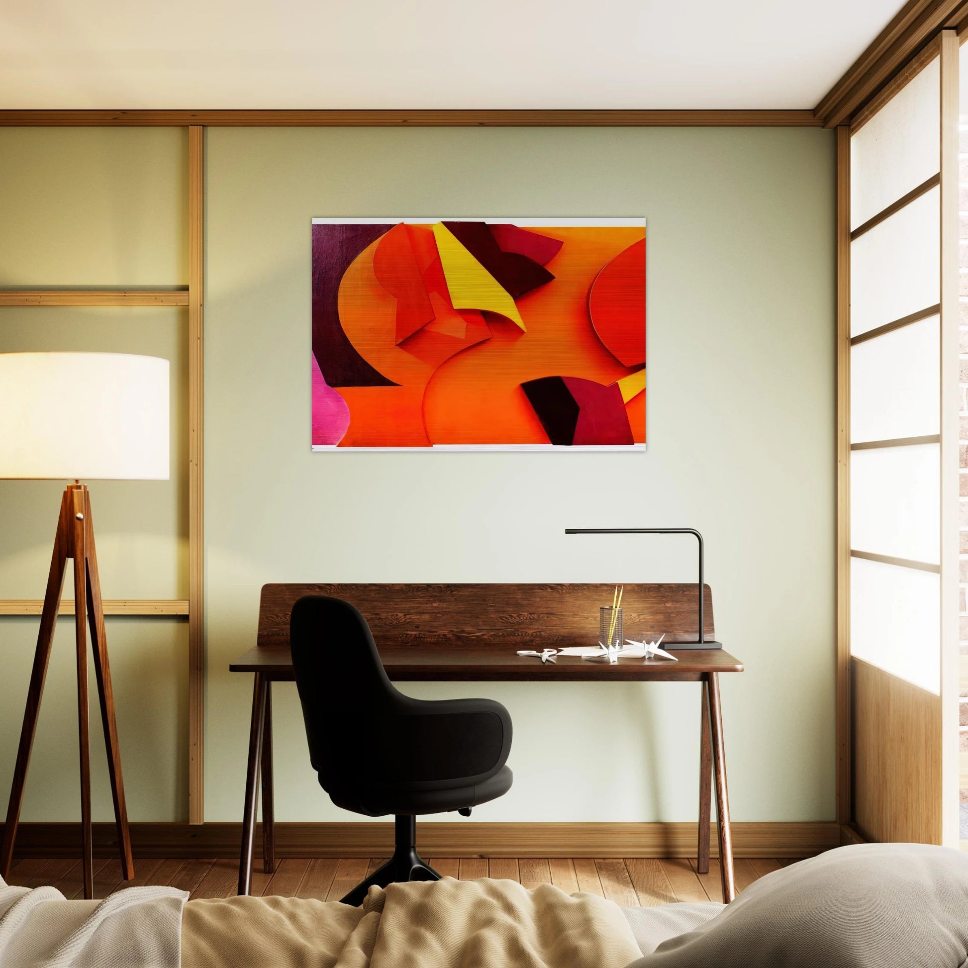 Abstract Composition - Jean Arp Brushed Aluminum Print - 70x100 cm / 28x40 inches | Jean Arp Aluminum Print | Jean Arp Prints