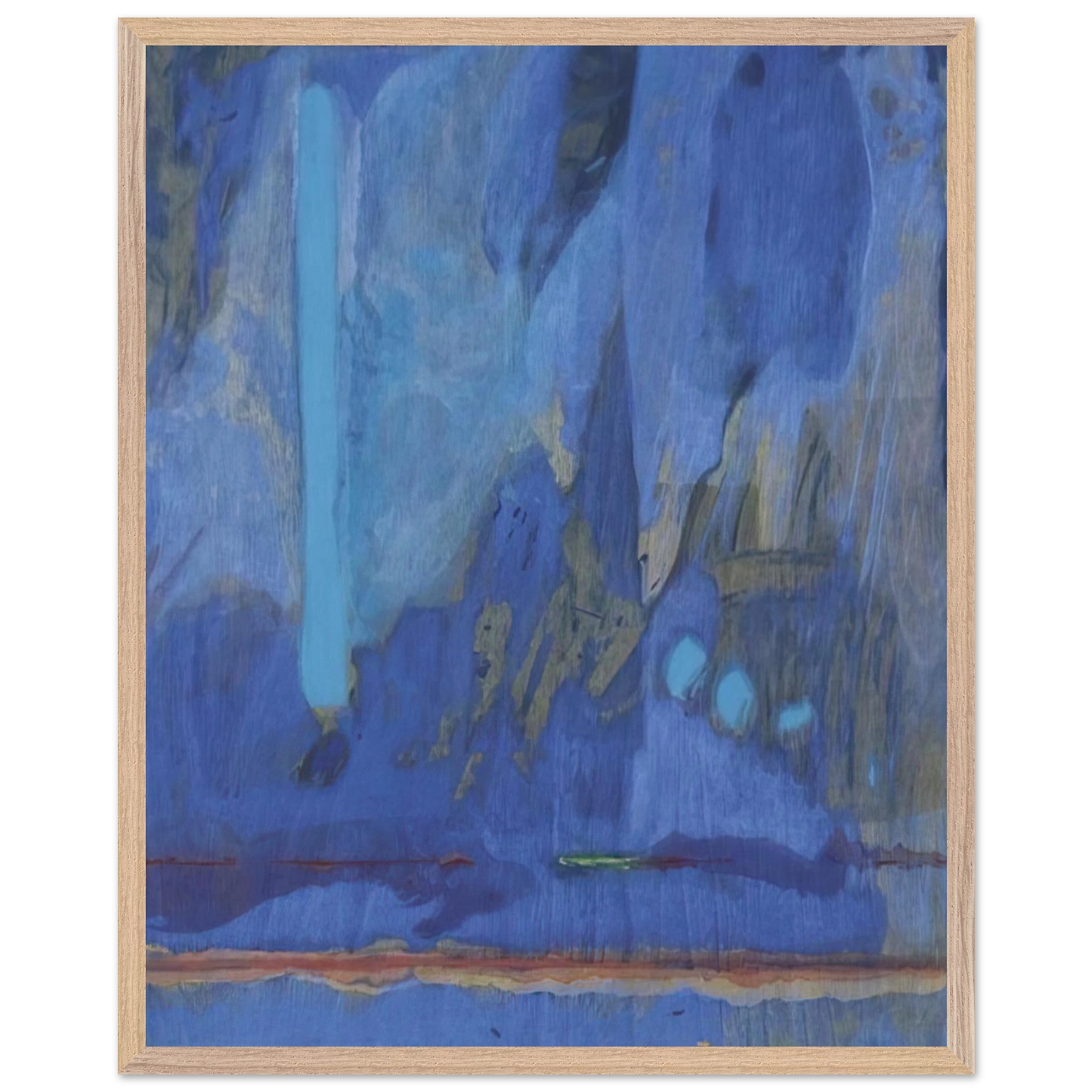 Helen Frankenthaler - Tales of Genji III - 1998 Wall art - 70x100 cm / 28x40 inches - Fine Art Poster-canvas - -