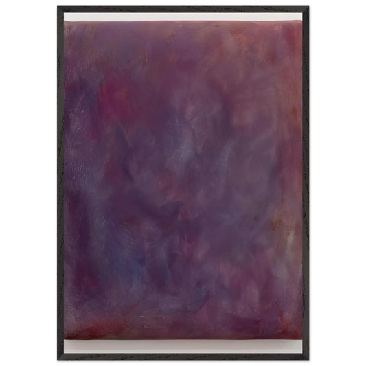 CENTAUREA 1983 - Gotthard Graubner 70x100 cm / 28x40 inches Framed Art Print – Black Wooden Frame