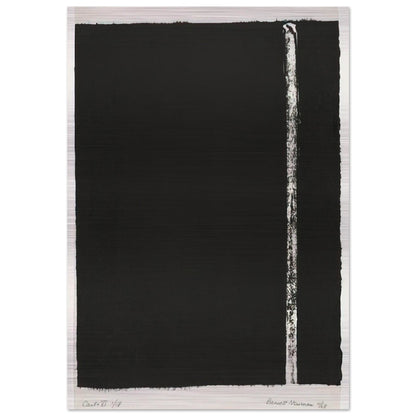 Canto VI - Barnett Newman Brushed Aluminum Print - 70x100 cm / 28x40 inches | Barnett Newman Aluminum Print | Barnett Newman Prints