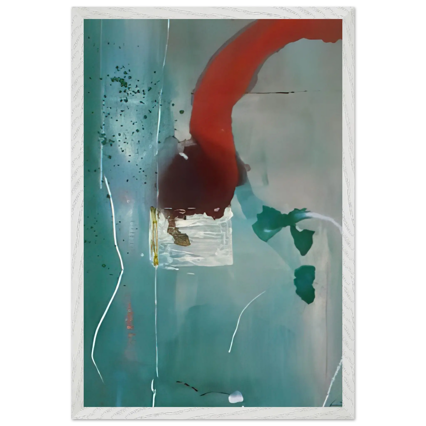 Helen Frankenthaler - Square One - 1985 Wall art - 50x70 cm / 20x28 Inches - Fine Art Poster - -