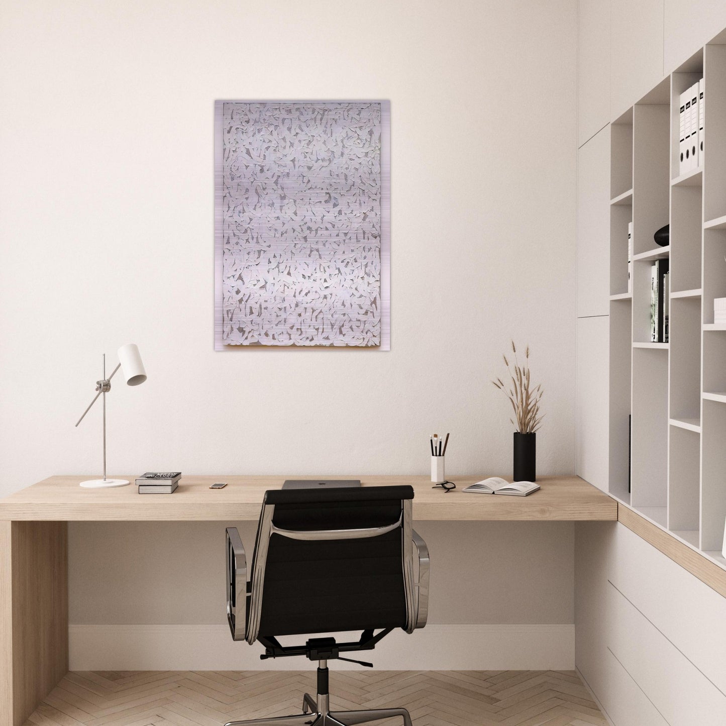 Points - 1963 - Robert Ryman Brushed Aluminum Print - 70x100 cm / 28x40 inches | Robert Ryman Aluminum Print | Robert Ryman Prints