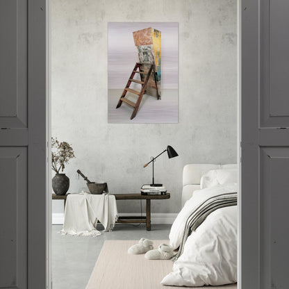 PATRICIAN BARNACLE SCALE 1981 - Robert Rauschenberg Brushed Aluminum Print - 70x100 cm / 28x40 inches | Robert Rauschenberg Aluminum Print | Robert Rauschenberg Prints
