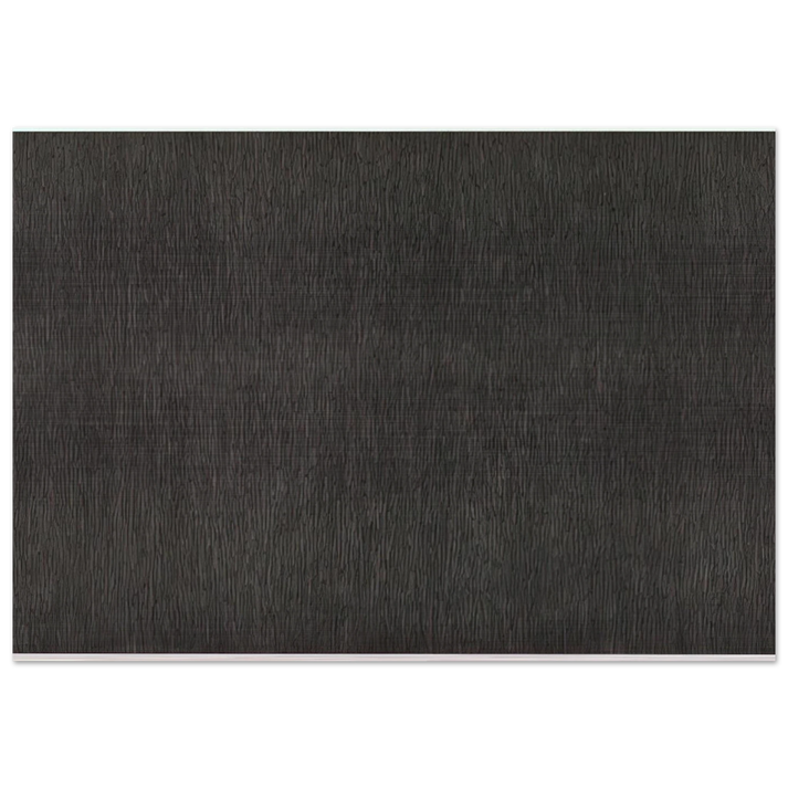 Black with White Lines, Vertical Not Touching - Sol LeWitt Brushed Aluminum Print - 70x100 cm / 28x40 inches | Sol LeWitt Aluminum Print | Sol LeWitt Prints