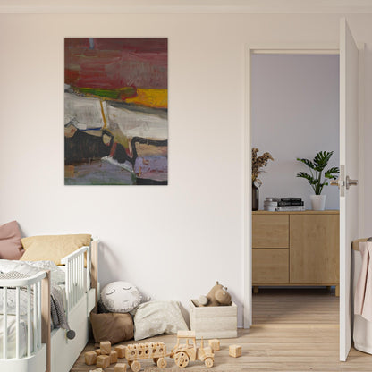 Berkeley #59 - Richard Diebenkorn Brushed Aluminum Print - 70x100 cm / 28x40 inches | Richard Diebenkorn Aluminum Print | Richard Diebenkorn Prints