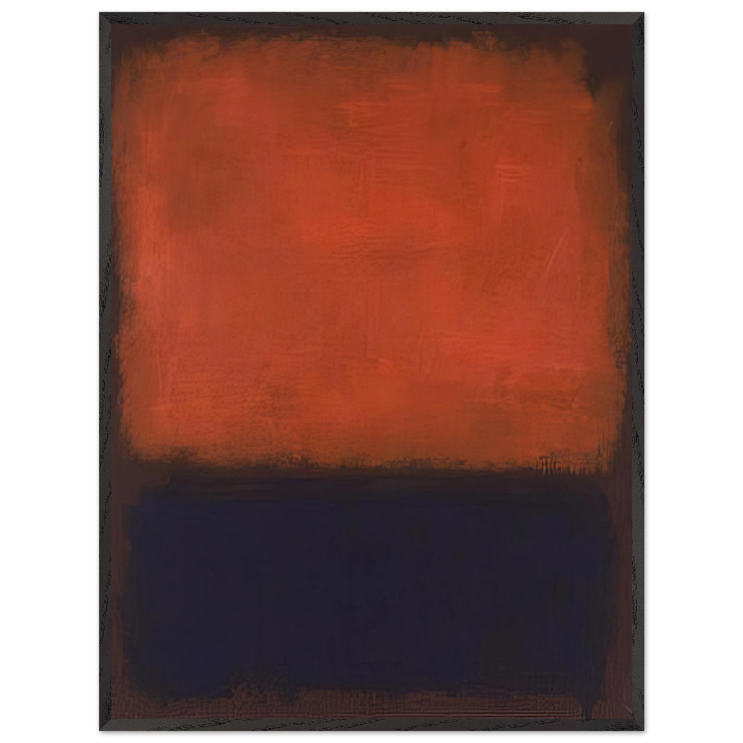 Mark Rothko - No. 14 - 1960 Wall Art - 30x40 cm / 12x16 inches - Premium Wooden Framed Poster With Fine Art Paper-canvas - White frame