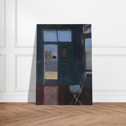 Interior with Doorway - Richard Diebenkorn Brushed Aluminum Print - 70x100 cm / 28x40 inches | Richard Diebenkorn Aluminum Print | Richard Diebenkorn Prints