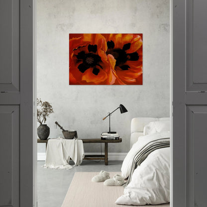 Oriental Poppies - Georgia O'Keeffe Brushed Aluminum Print - 70x100 cm / 28x40 inches | Georgia O'Keeffe Aluminum Print | Georgia O'Keeffe Prints