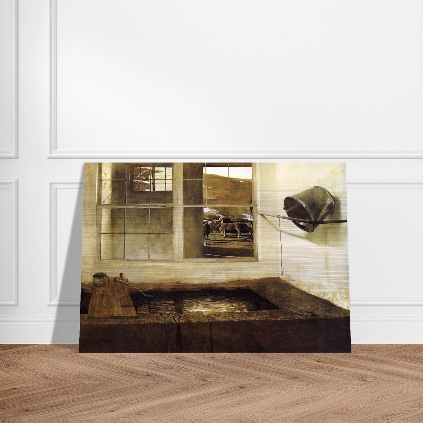 SPRING FED - Andrew Wyeth Brushed Aluminum Print - 70x100 cm / 28x40 inches | Andrew Wyeth Aluminum Print | Andrew Wyeth Prints