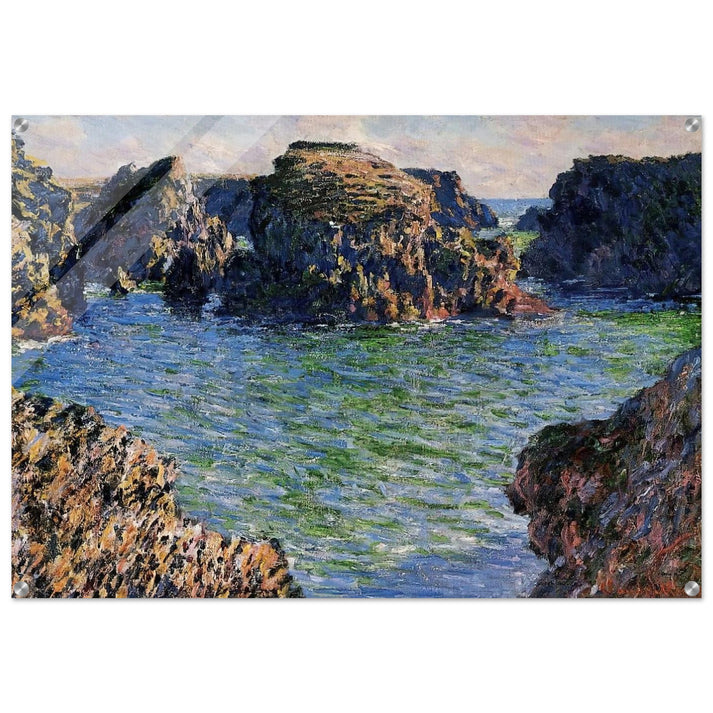 Coming into Port-Goulphar, Belle-Ile - claude monet Acrylic Print - 70x100 cm / 28x40″ inches