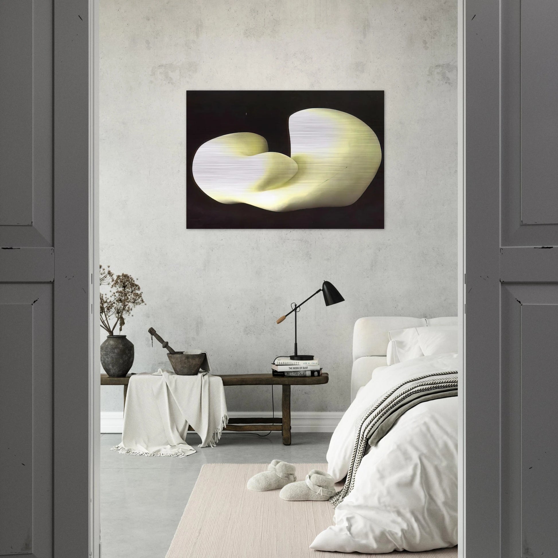 Human Concretion - Jean Arp Brushed Aluminum Print - 70x100 cm / 28x40 inches | Jean Arp Aluminum Print | Jean Arp Prints