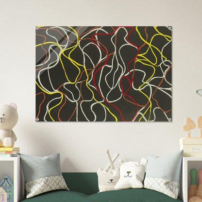 Beyond Eagles Mere 2 - 2001 - Brice Marden Acrylic Print - 70x100 cm / 28x40″ inches