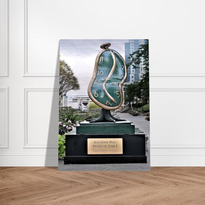 DANCE OF TIME I 1984 - Salvador Dali Brushed Aluminum Print - 70x100 cm / 28x40 inches | Salvador Dali Aluminum Print | Salvador Dali Prints