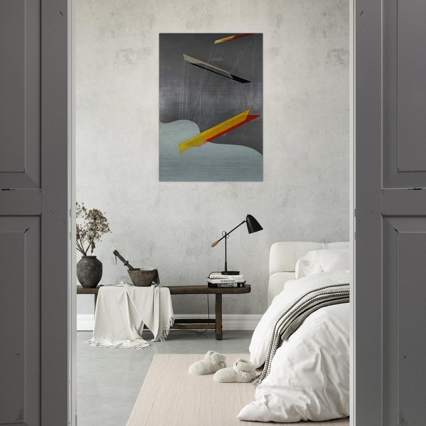 Sil I - Laszlo Moholy-Nagy Brushed Aluminum Print - 70x100 cm / 28x40 inches | Laszlo Moholy-Nagy Aluminum Print | Laszlo Moholy-Nagy Prints