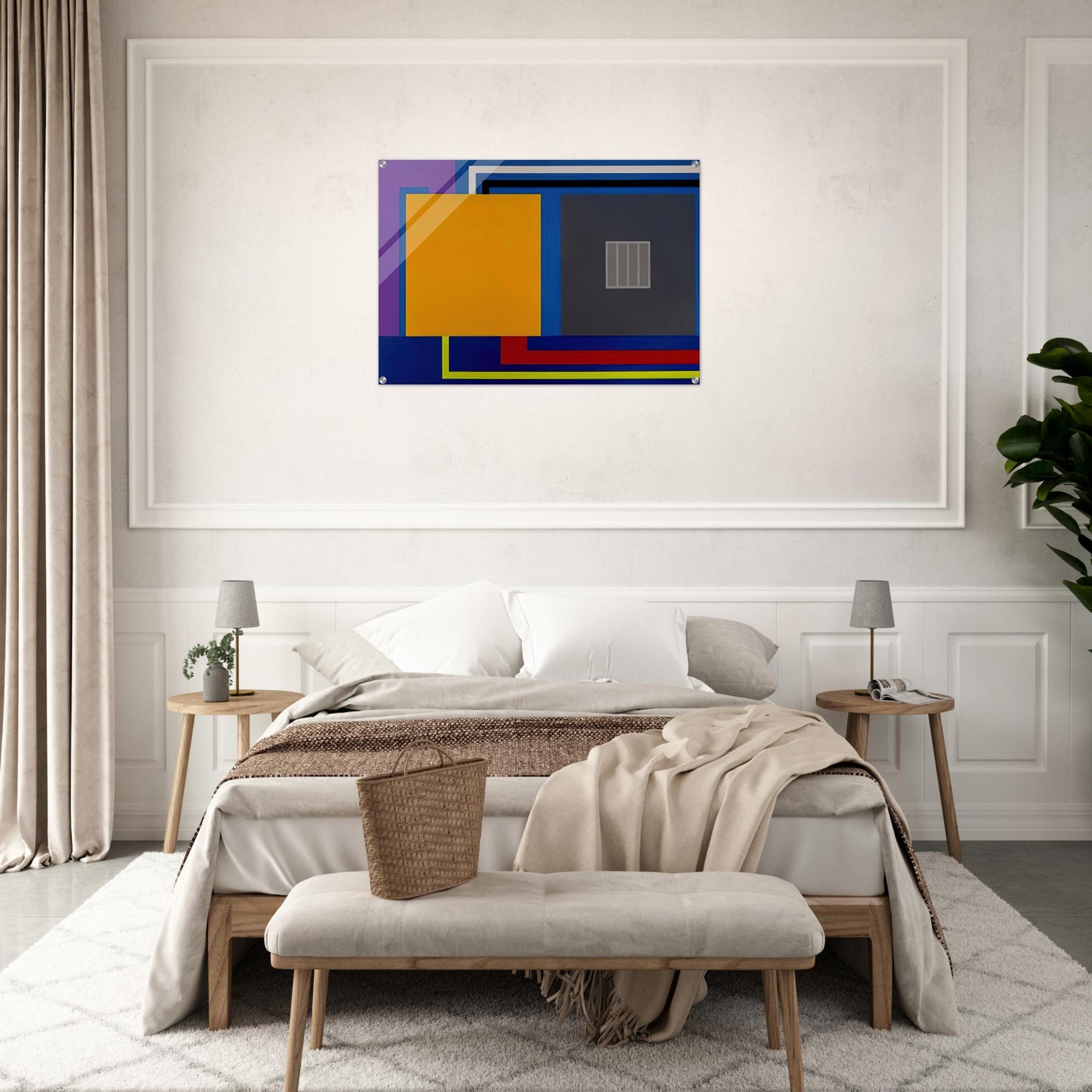 A Perfect World - 1993 - Peter Halley Acrylic Print - 70x100 cm / 28x40″ inches