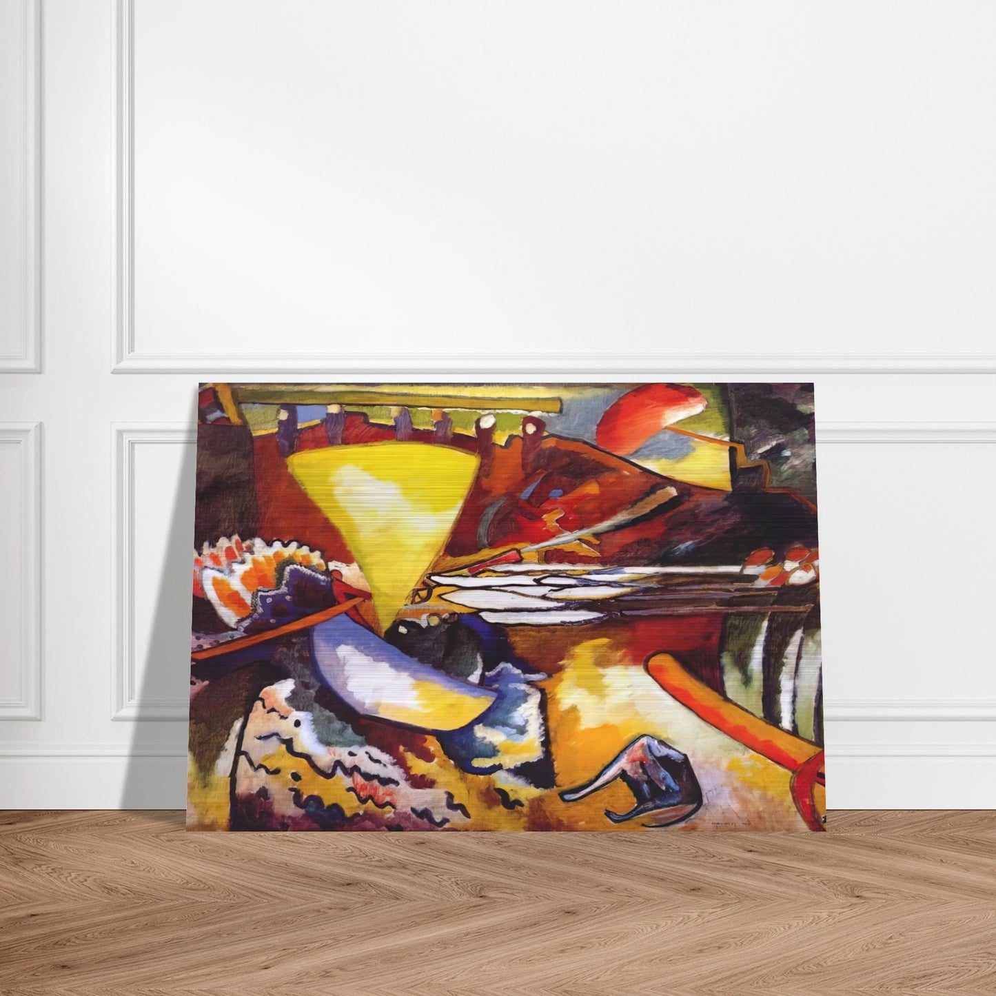 IMPROVISATION 11 1910 - Wassily Kandinsky Brushed Aluminum Print - 70x100 cm / 28x40 inches | Wassily Kandinsky Aluminum Print | Wassily Kandinsky Prints