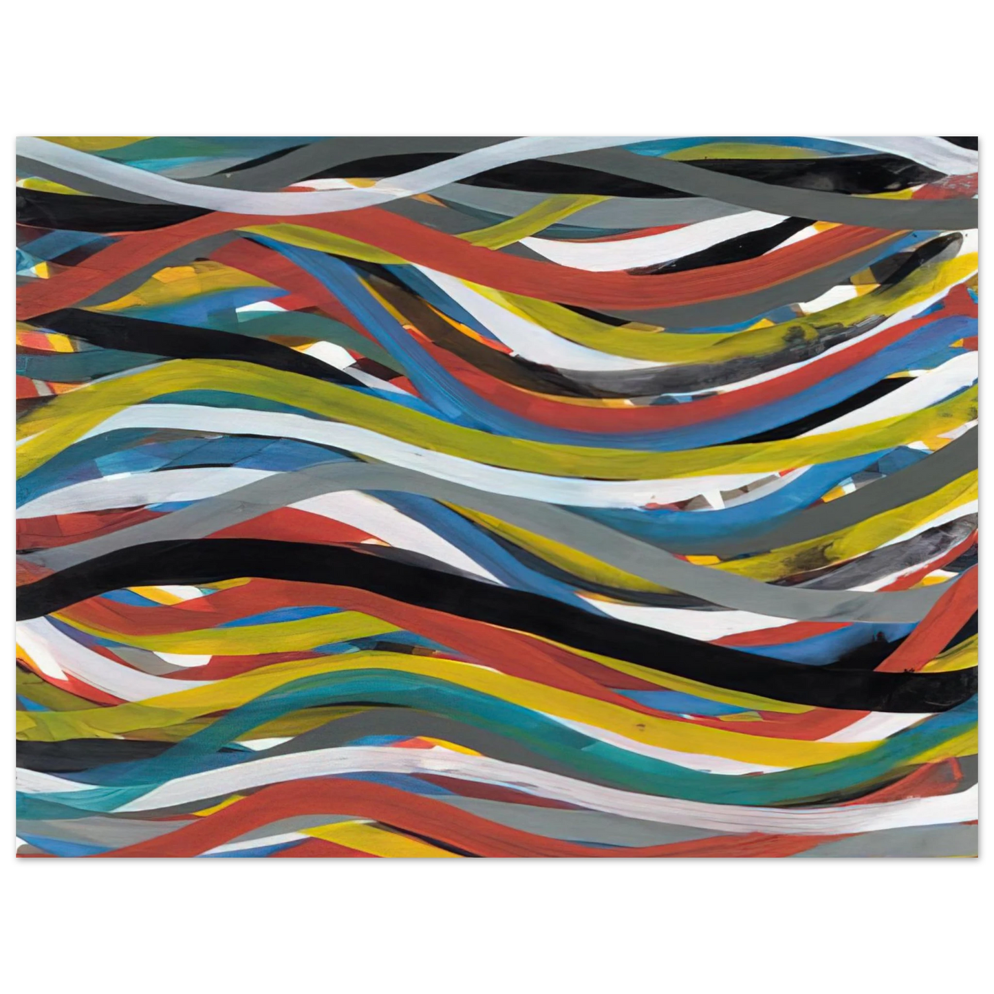 Sol LeWitt - Untitled Ribbons  75x100 cm / 30x40inches Fine Art Poster