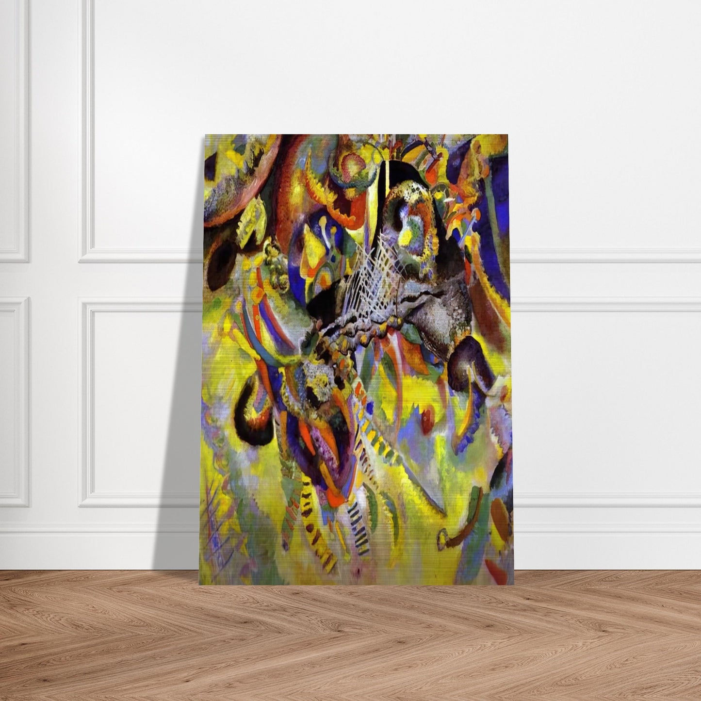 FUGUE 1914 - Wassily Kandinsky Brushed Aluminum Print - 70x100 cm / 28x40 inches | Wassily Kandinsky Aluminum Print | Wassily Kandinsky Prints