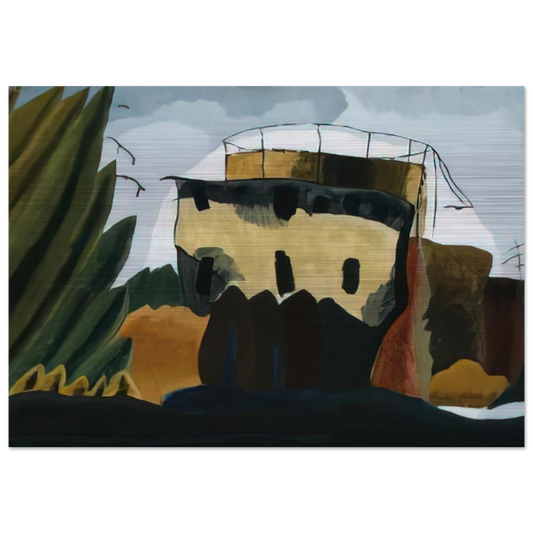 Tanks - 1938 - Arthur Dove Brushed Aluminum Print - 70x100 cm / 28x40 inches | Arthur Dove Aluminum Print | Arthur Dove Prints