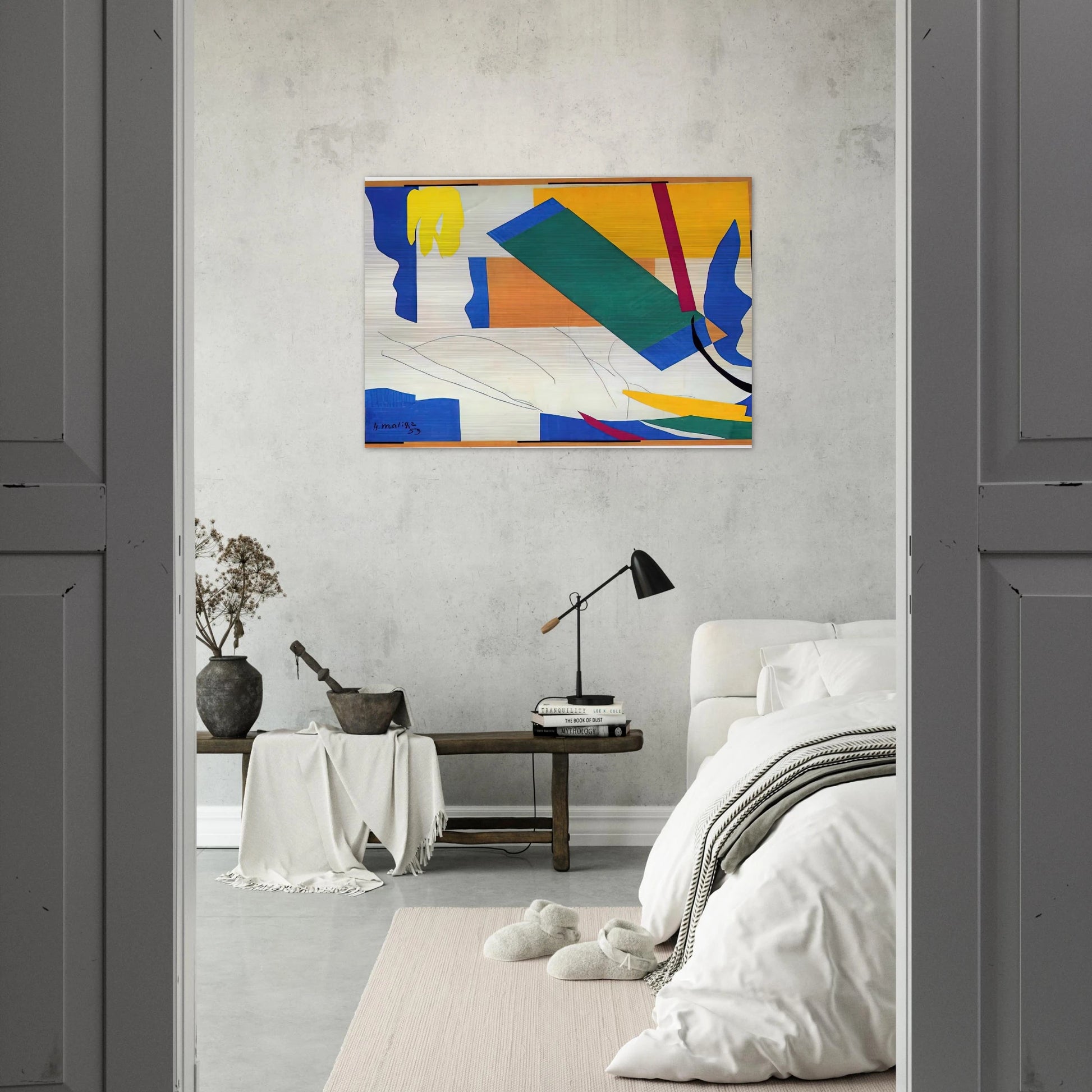 MEMORY OF OCEANIA - Henri Matisse Brushed Aluminum Print - 70x100 cm / 28x40 inches | Henri Matisse Aluminum Print | Henri Matisse Prints