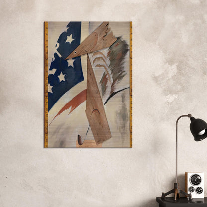 Portrait of Ralph Dusenberry - 1924 - Arthur Dove Brushed Aluminum Print - 70x100 cm / 28x40 inches | Arthur Dove Aluminum Print | Arthur Dove Prints