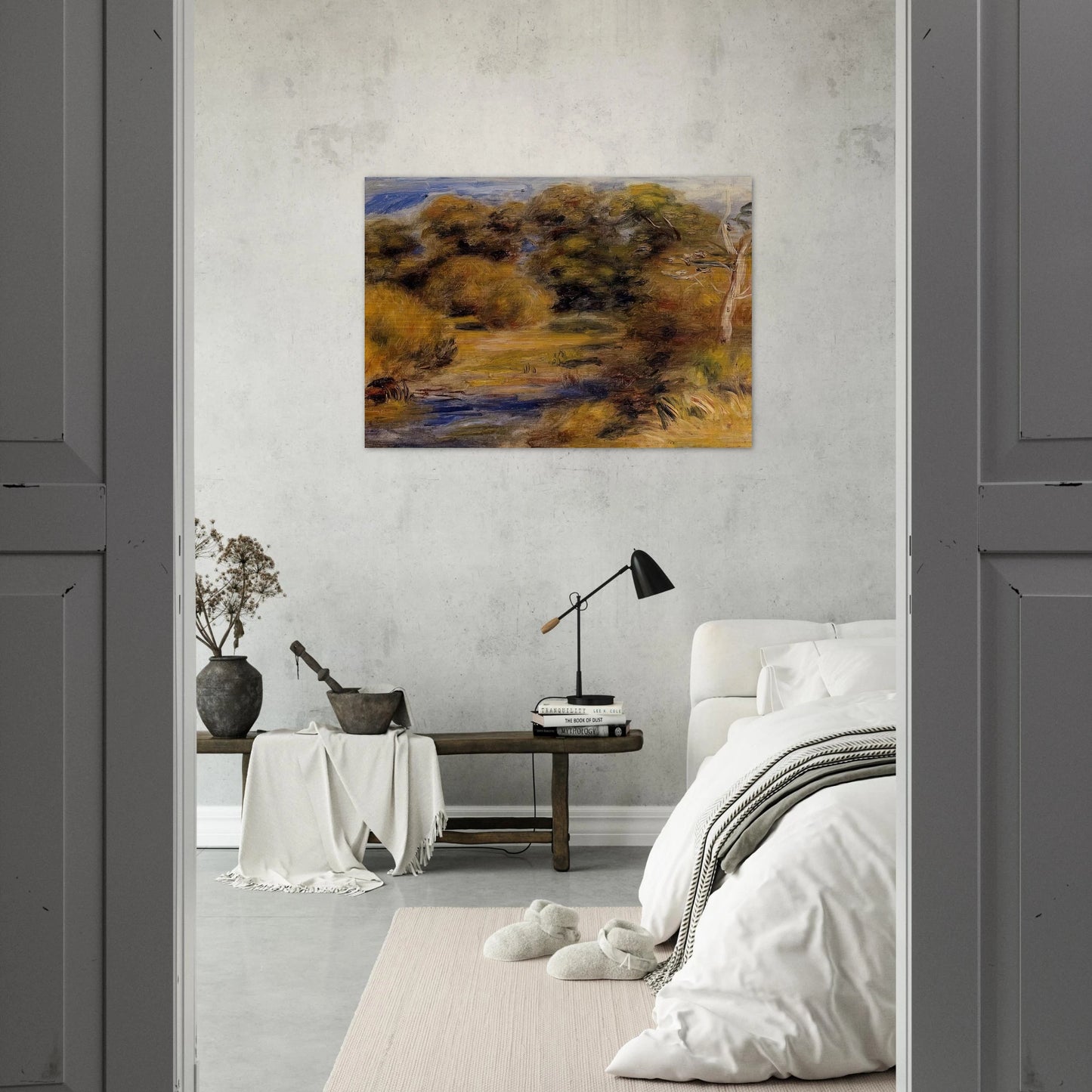 The Clearing - Pierre-Auguste Renoir Brushed Aluminum Print - 70x100 cm / 28x40 inches | Pierre-Auguste Renoir Aluminum Print | Pierre-Auguste Renoir Prints