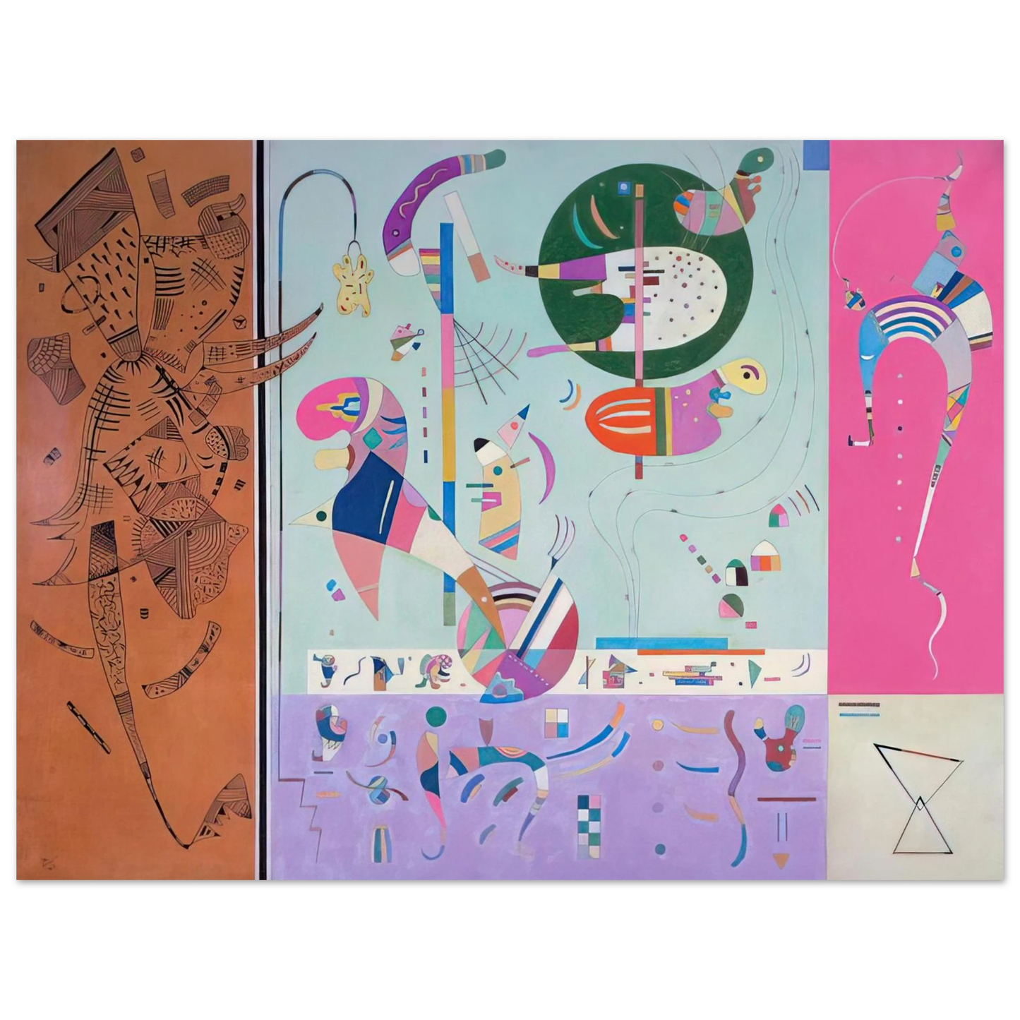 Wassily Kandinsky - VARIOUS PARTS 1940  75x100 cm / 30x40inches Fine Art Poster