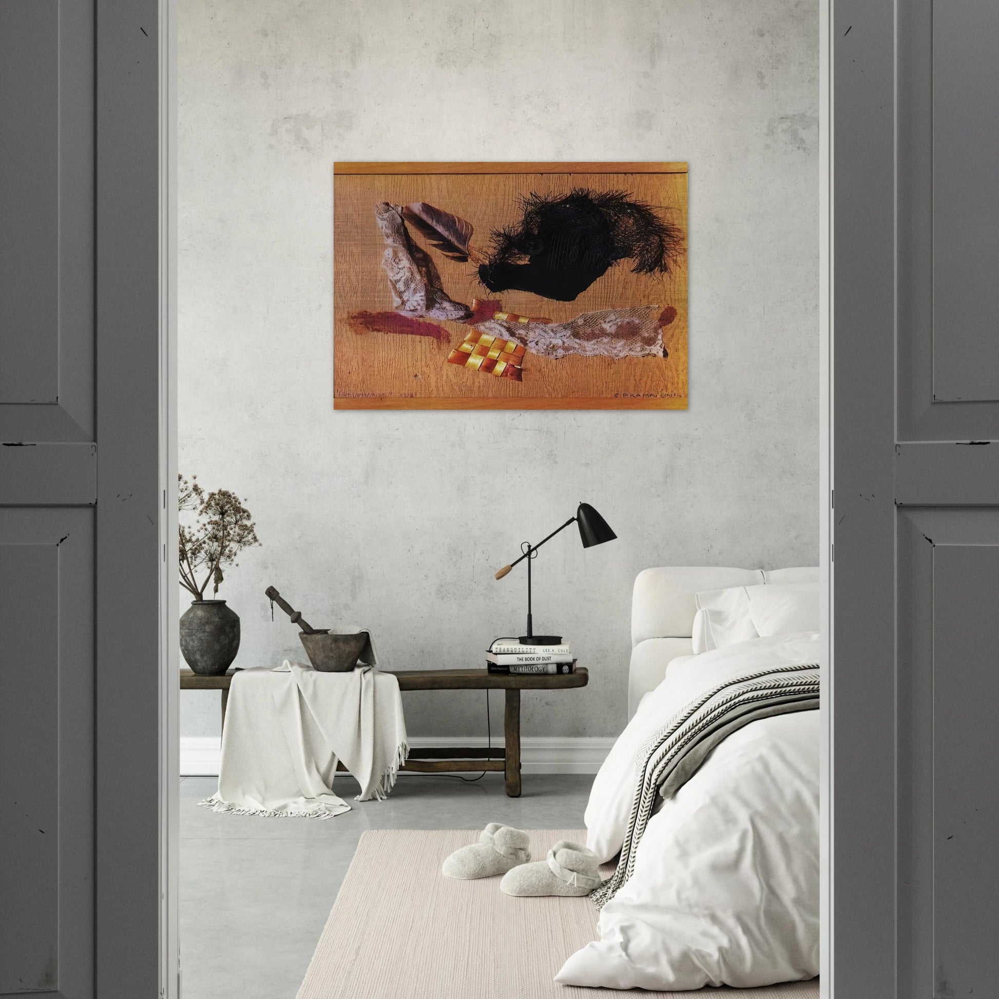 B GUINAGE 1918 - Enrico Prampolini Brushed Aluminum Print - 70x100 cm / 28x40 inches | Enrico Prampolini Aluminum Print | Enrico Prampolini Prints
