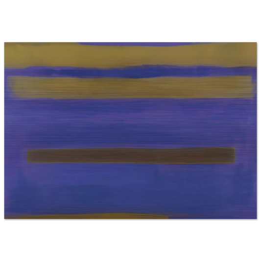 UNTITLED 1980 1 - Esteban Vicente Brushed Aluminum Print - 70x100 cm / 28x40 inches | Esteban Vicente Aluminum Print | Esteban Vicente Prints