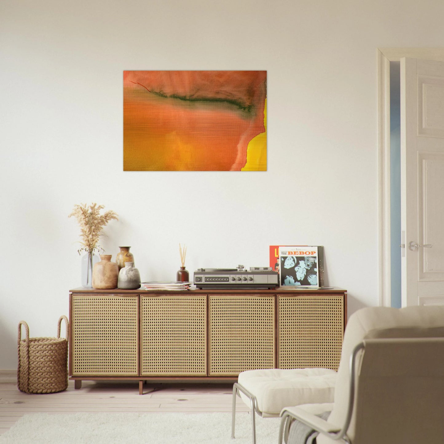 Untitled - 1973 - Helen Frankenthaler Brushed Aluminum Print - 70x100 cm / 28x40 inches | Helen Frankenthaler Aluminum Print | Helen Frankenthaler Prints