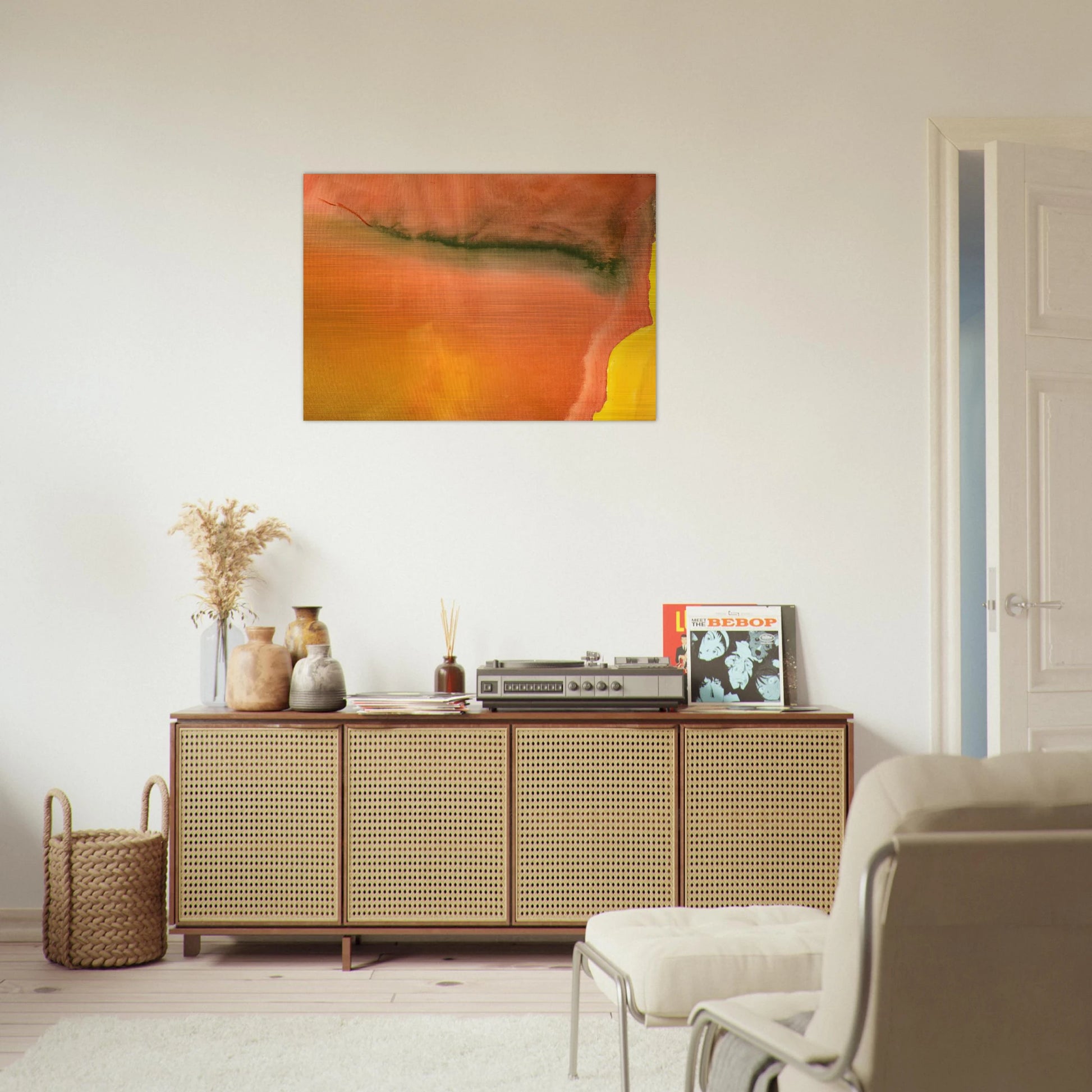 Untitled - 1973 - Helen Frankenthaler Brushed Aluminum Print - 70x100 cm / 28x40 inches | Helen Frankenthaler Aluminum Print | Helen Frankenthaler Prints