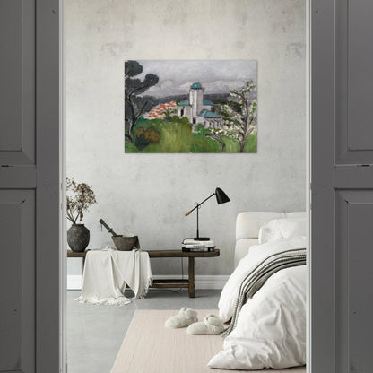 LA VILLA BLEUE 1918 - Henri Matisse Brushed Aluminum Print - 70x100 cm / 28x40 inches | Henri Matisse Aluminum Print | Henri Matisse Prints