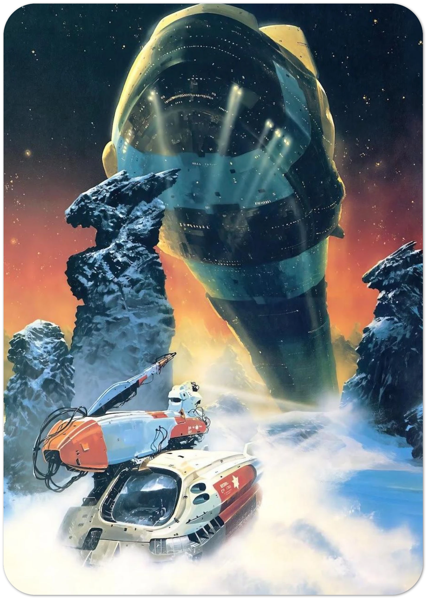 Chris Foss By Chris Foss Pack of 10 Post Cards | Chris Foss Post Cards | A6 (10.5 x 14.8 cm) - 4.1 x 5.8 inches
