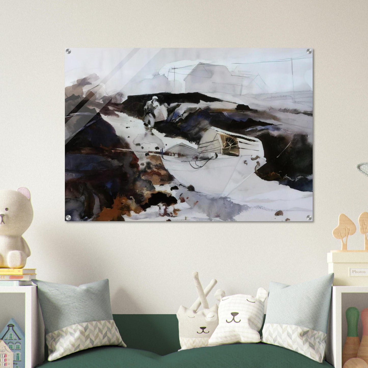 THE WHITE DORY 1941 - Andrew Wyeth Acrylic Print - 70x100 cm / 28x40″ inches