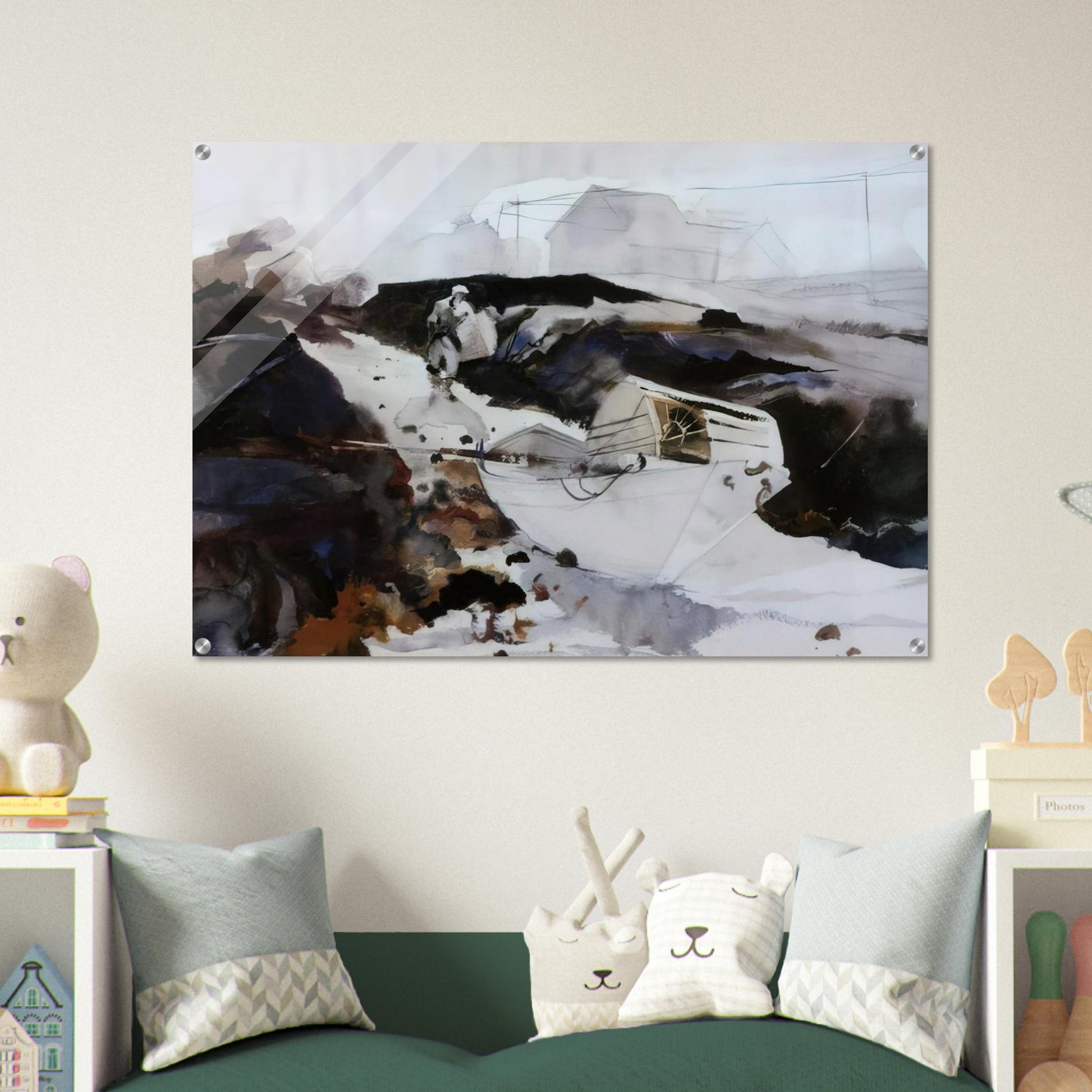 THE WHITE DORY 1941 - Andrew Wyeth Acrylic Print - 70x100 cm / 28x40″ inches