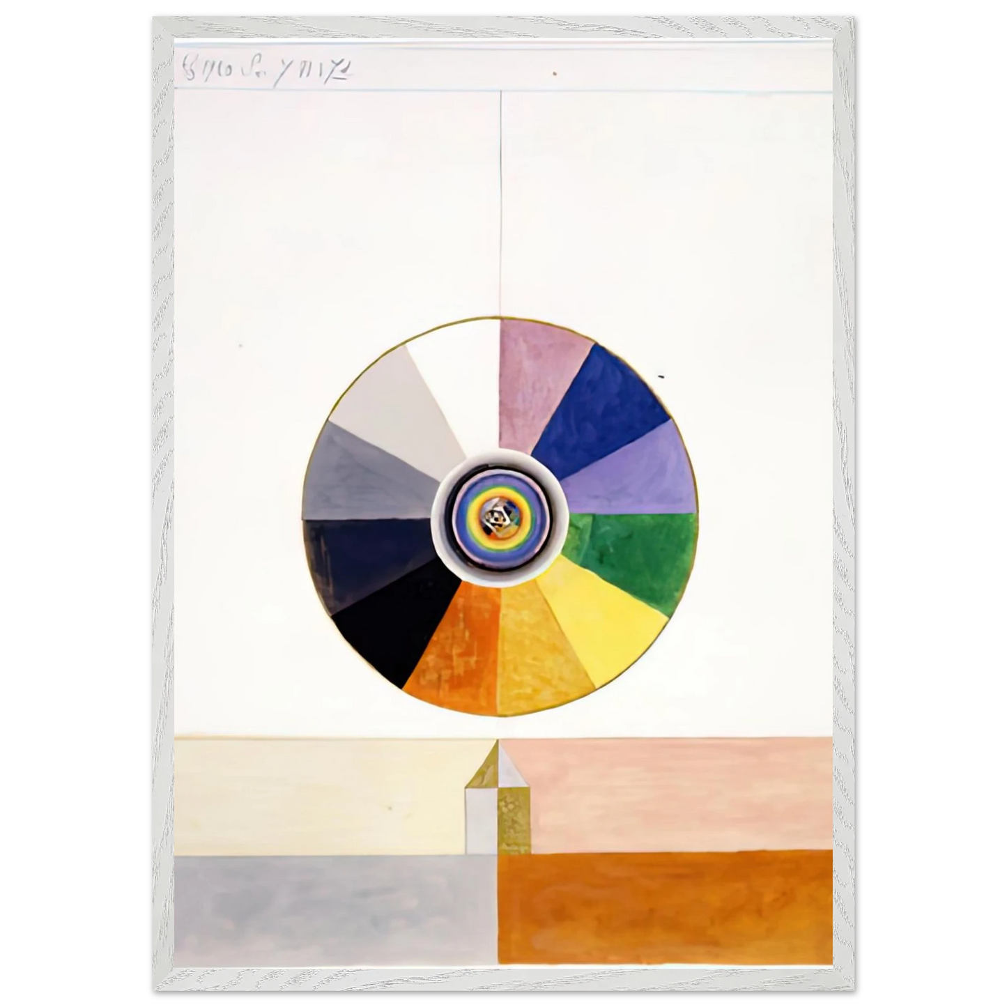 Hilma af Klint - SERIES VII NO 7D 1920 Wall art - 15x20 cm / 6x8 inches - Fine Art Poster-canvas - -