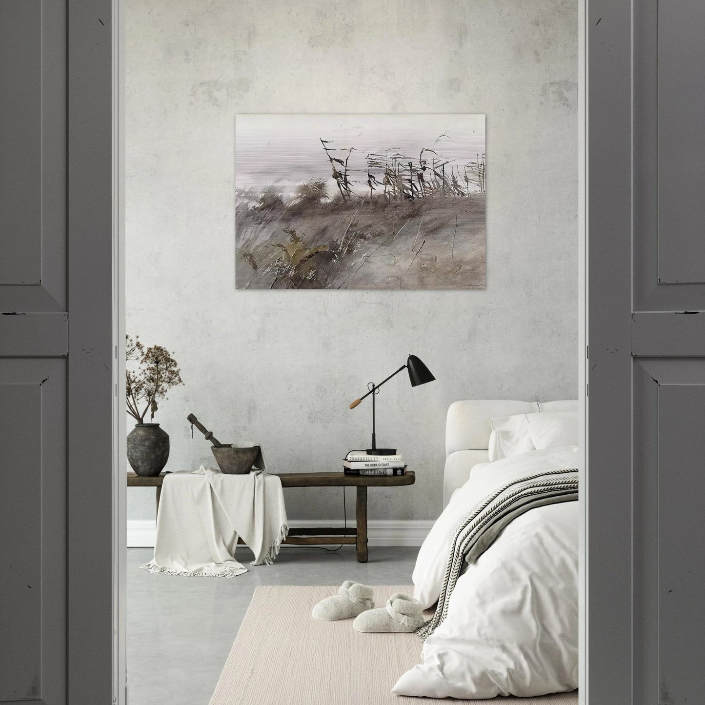 NOVEMBER FIRST 1950 - Andrew Wyeth Brushed Aluminum Print - 70x100 cm / 28x40 inches | Andrew Wyeth Aluminum Print | Andrew Wyeth Prints