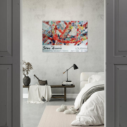 Polar Red - Sam Francis Acrylic Print - 70x100 cm / 28x40″ inches