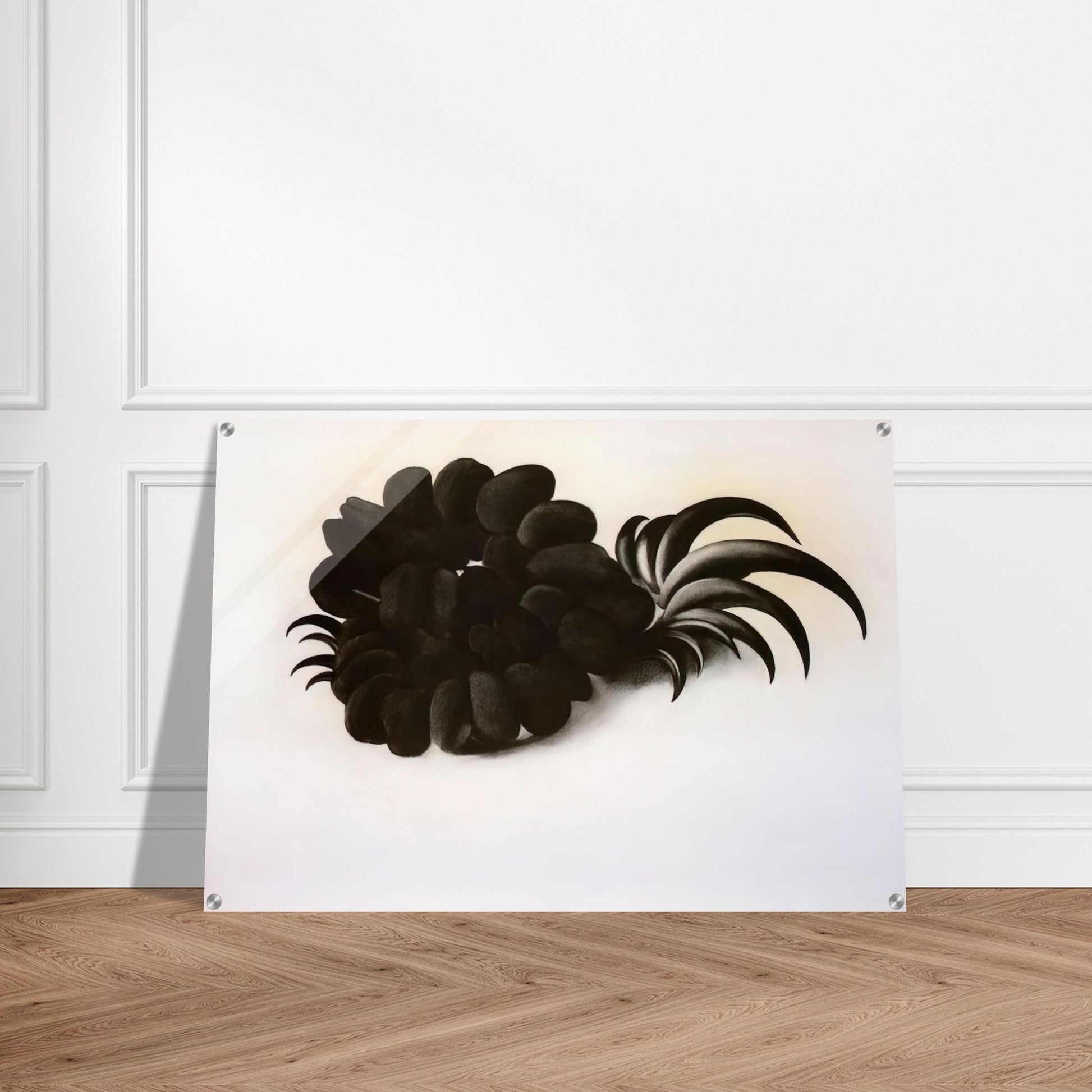 Eagle Claw and Bean Necklace - Georgia O'Keeffe Acrylic Print - 70x100 cm / 28x40″ inches