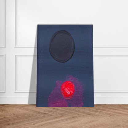 BAS 1974 - Luis Feito Brushed Aluminum Print - 70x100 cm / 28x40 inches | Luis Feito Aluminum Print | Luis Feito Prints