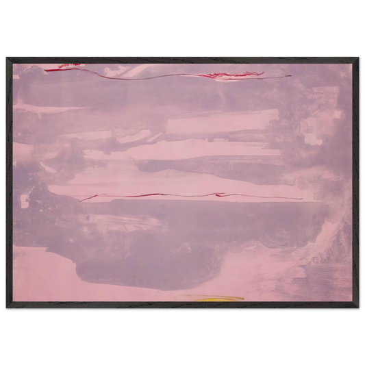 Dream Walk - 1977 - Helen Frankenthaler 70x100 cm / 28x40 inches Framed Art Print – Black Wooden Frame