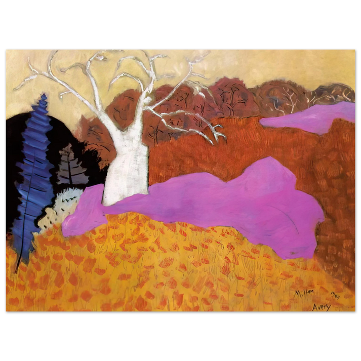 Milton Avery - Autumn - 1944  75x100 cm / 30x40inches Fine Art Poster