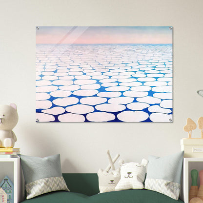 Sky above clouds III - Georgia O'Keeffe Acrylic Print - 70x100 cm / 28x40″ inches | Georgia O'Keeffe Wall Art | Georgia O'Keeffe Prints