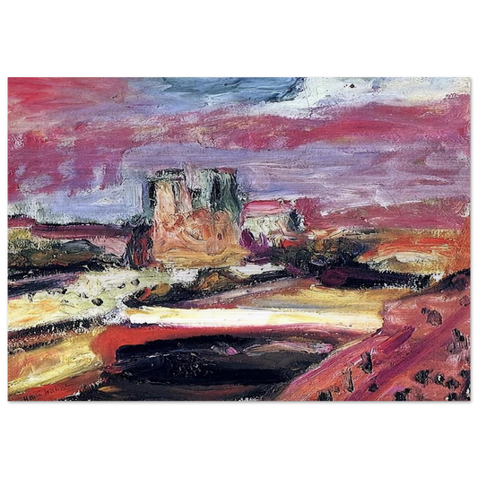 NOTRE DAME 1904 - Henri Matisse Brushed Aluminum Print - 70x100 cm / 28x40 inches | Henri Matisse Aluminum Print | Henri Matisse Prints