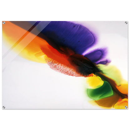 Phenomena Tibetan Flange - Paul Jenkins Acrylic Print - 70x100 cm / 28x40″ inches